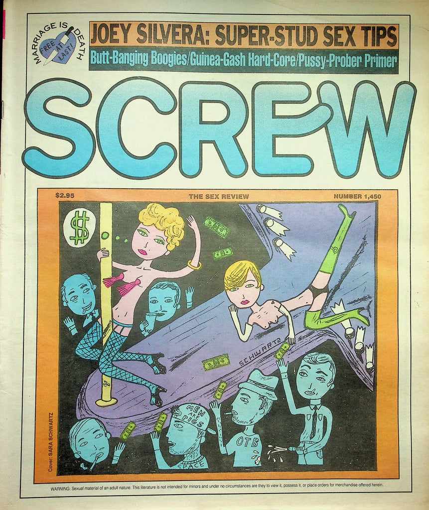 Screw Newspaper   Joey Silvera: Super-Stud Sex Tips    #1450   December 16, 1996    010626lmp2