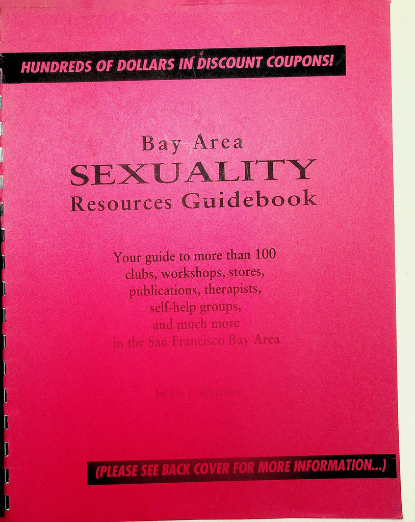Bay Area Sexuality Resources Guidebook  by Jay J. Wiseman  1991  070225lm-p
