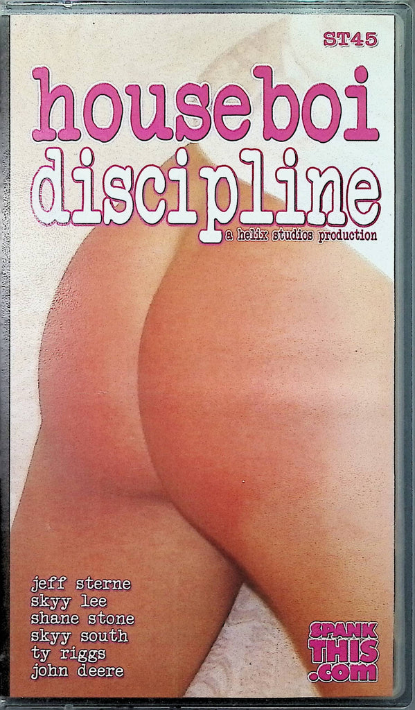 House Boi Discipline Jeff Sterne Skyy Lee Shane Stone Gay Male VHS 091724AMPVHS2