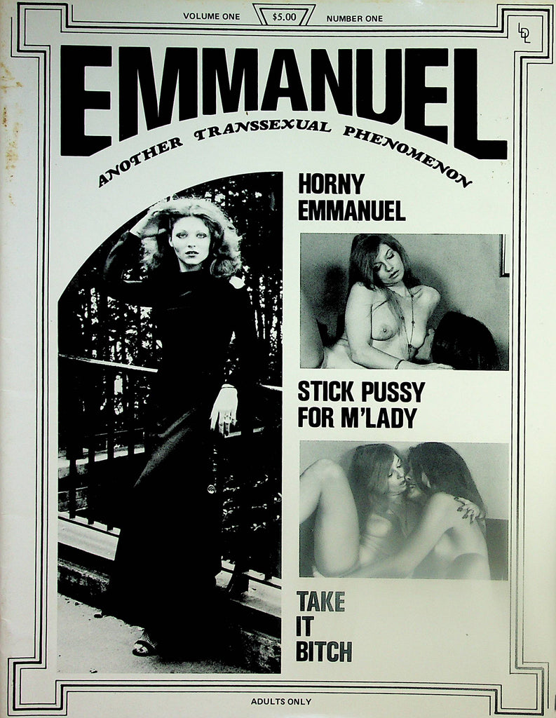 Emmanuel Another Transsexual Phenomenon Magazine  Stick Pussy For M'Lady  #1  1976 London Enterprises  112124lm-p2