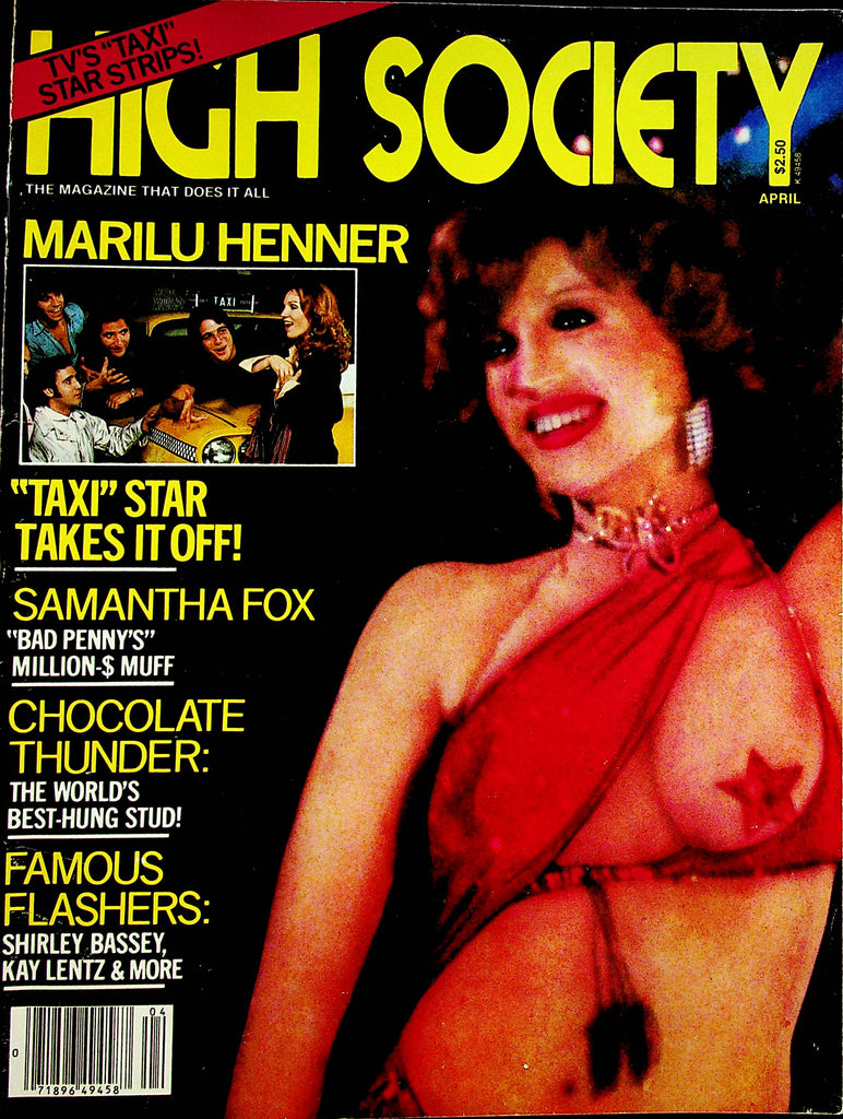 High Society Magazine   Marilu Henner /Samantha Fox  April 1980    051323lm-p