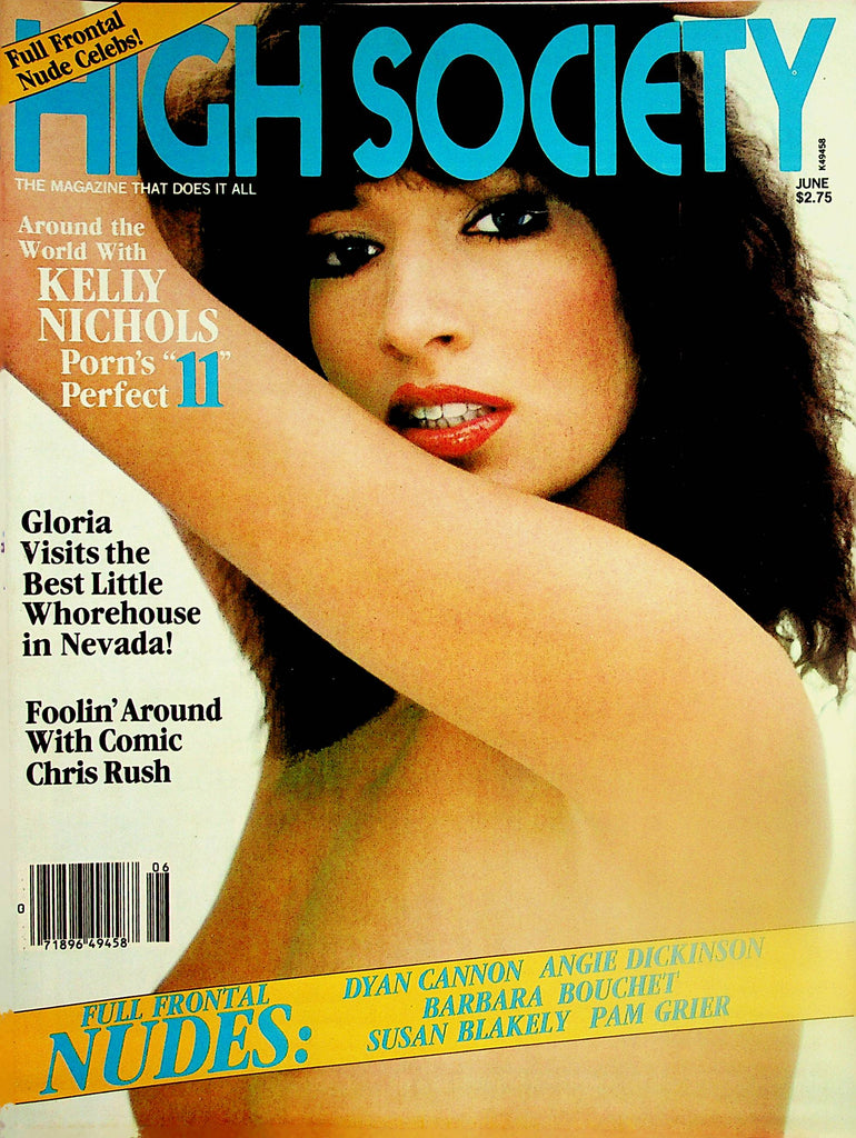 High Society Magazine Kelly Nichols Porn's Perfect 11 / Angie Dickinson  June 1980   031124lm-p2