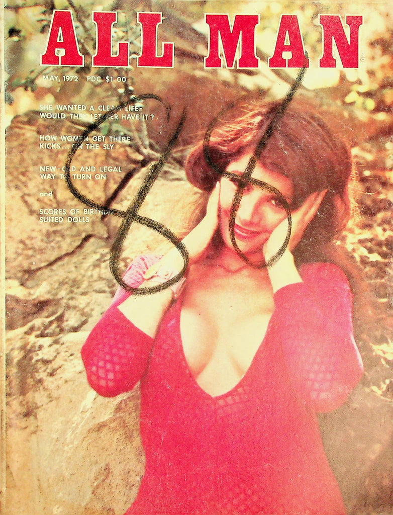 All Man Magazine  Centerfold Veronica Jensen  May 1972   011326lmp