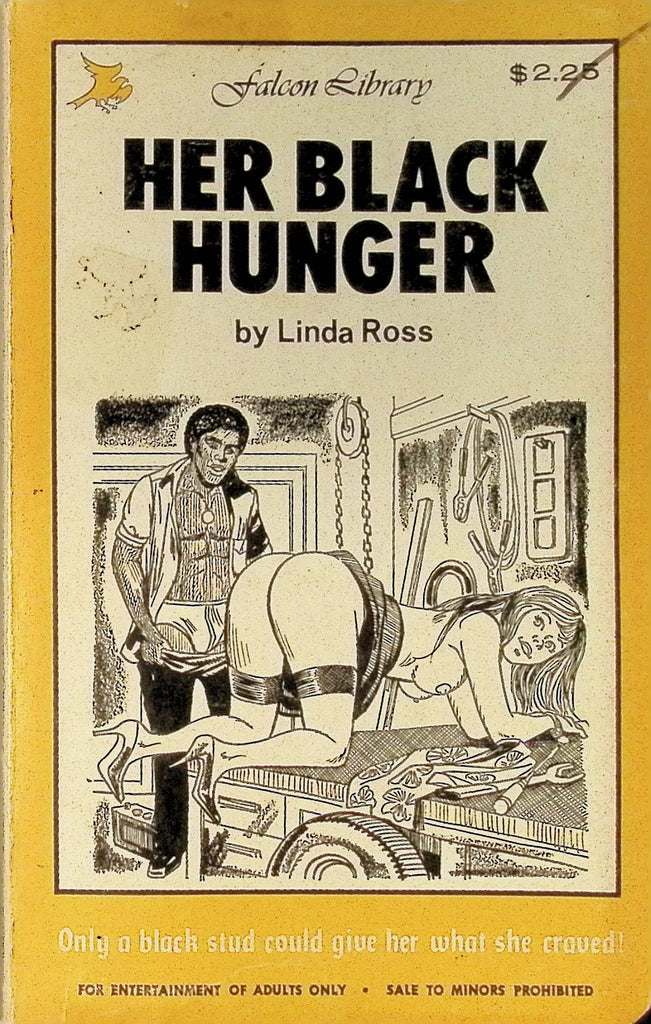 Her Black Hunger by Linda Ross 1975 Falcon Library  Star Dist Adult Paperback Novel 090325AMP