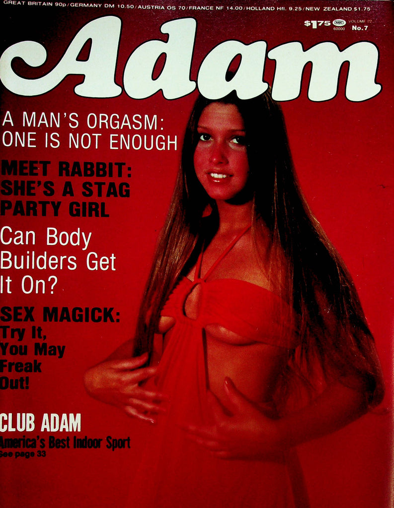 Adam Magazine Mans Orgasm: One Is not Enough / Stag Party Girl vol.22 #7  1978  061325lm-p