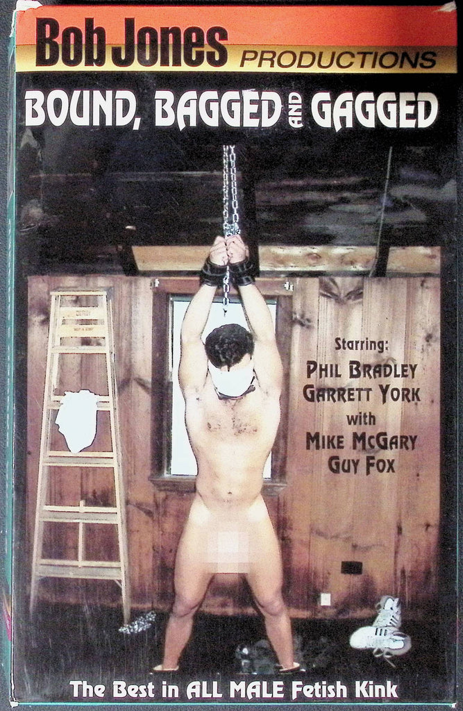 Bound, Bagged And Gagged Bob Jones Productions Gay VHS 2000's 092624JKVHS