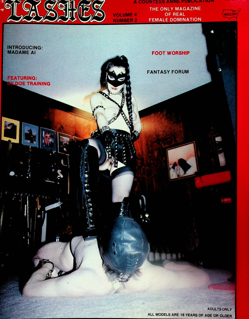 Lashes Fetish Magazine  Female Domination / Madam AI / Dildo Training  vol.4 #2  1983 Magcorp  092625lm-p