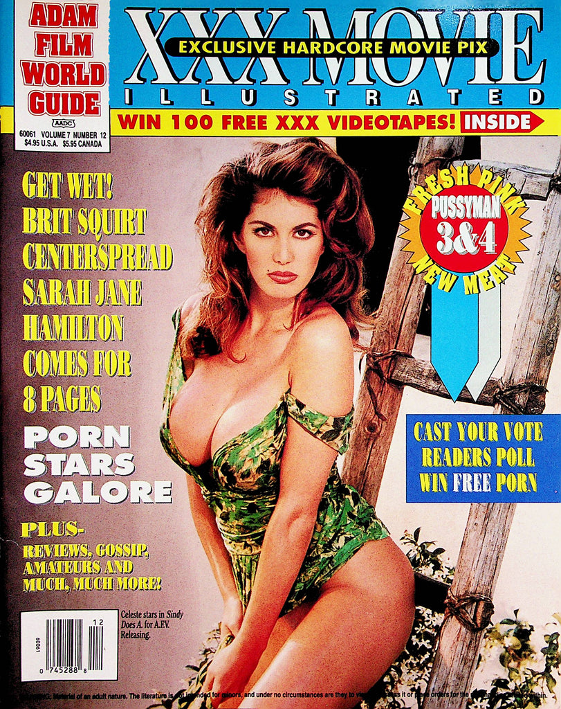 Adam Film World Guide XXX Movie Illustrated   Covergirl Celeste vol.7 #12  1993     052423lm-p2