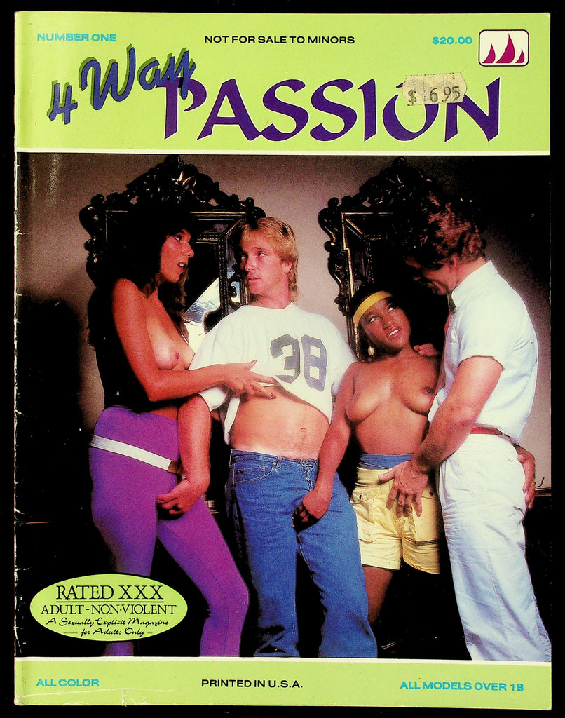 4 Way Passion All Color Pictorial #1 1980s/1990s Adult Magazine 083126hrp-72