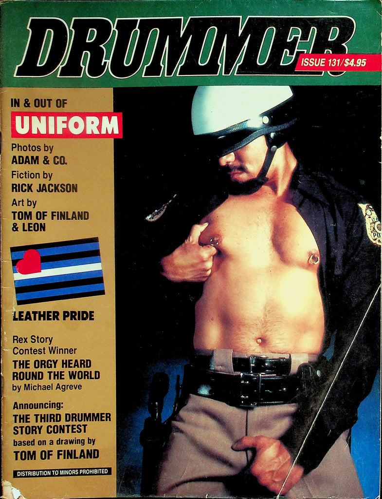 Drummer Gay Magazine  In & Out Of Uniform  #131  1989    101726lmp-GSC