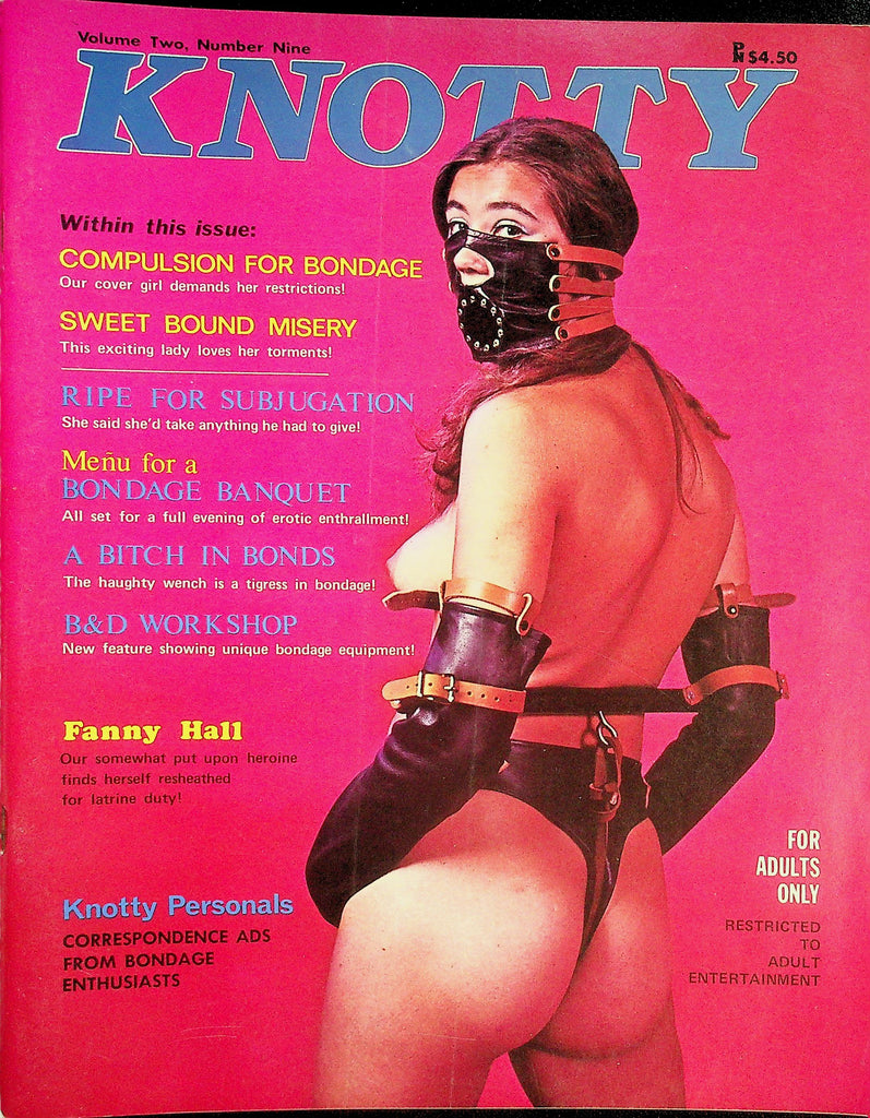 Knotty Bondage Magazine  Sweet Bound Misery  vol.2 #9  1974 HOM   090226lmp-GSC
