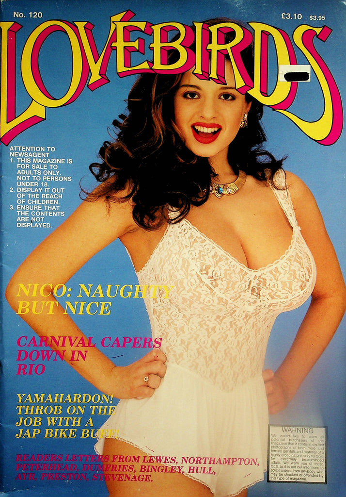 Love Birds Magazine  Nico: Naughty But Nice  #120  1990's    091925lm-p