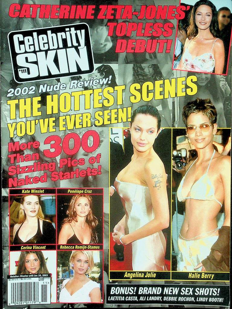 Celebrity Skin Magazine  Angelina Jolie / Halle Berry  #111  2002      122625lmp