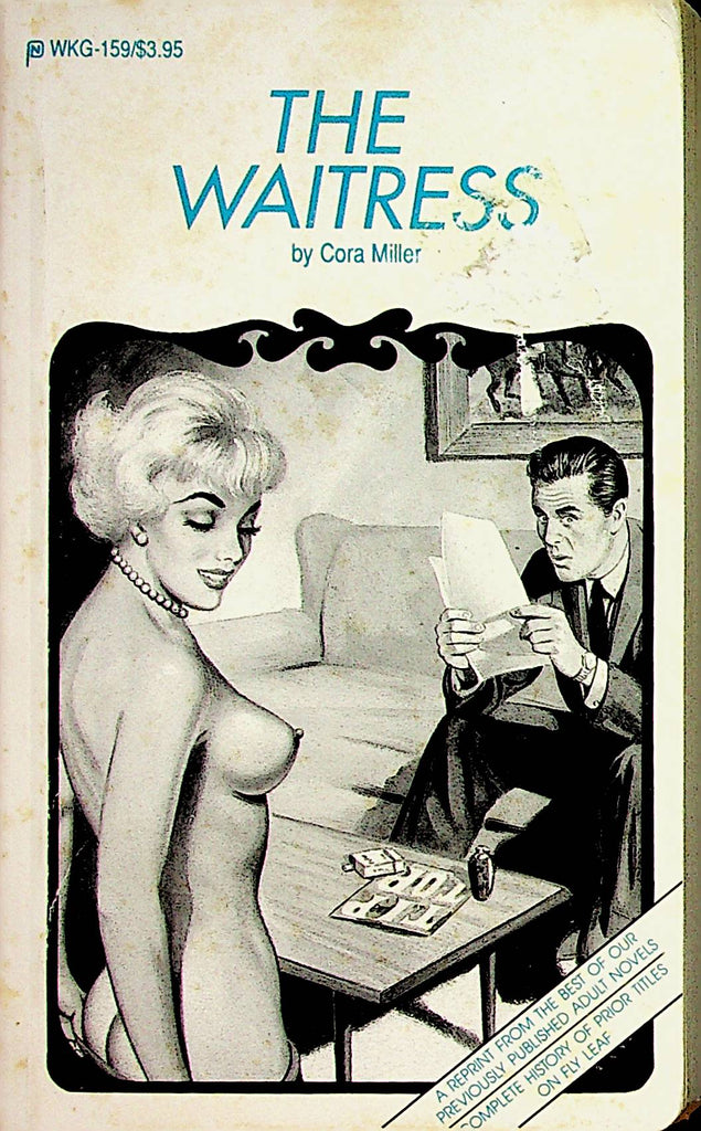 The Waitress Adult Novel by Cora Miller 1989  American Art Enterprises      070823lm-p2