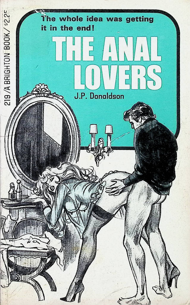 The Anal Lovers by JP Donaldson 219 1975 Brighton Book Adult Erotic Paperback Novel-053024AMP