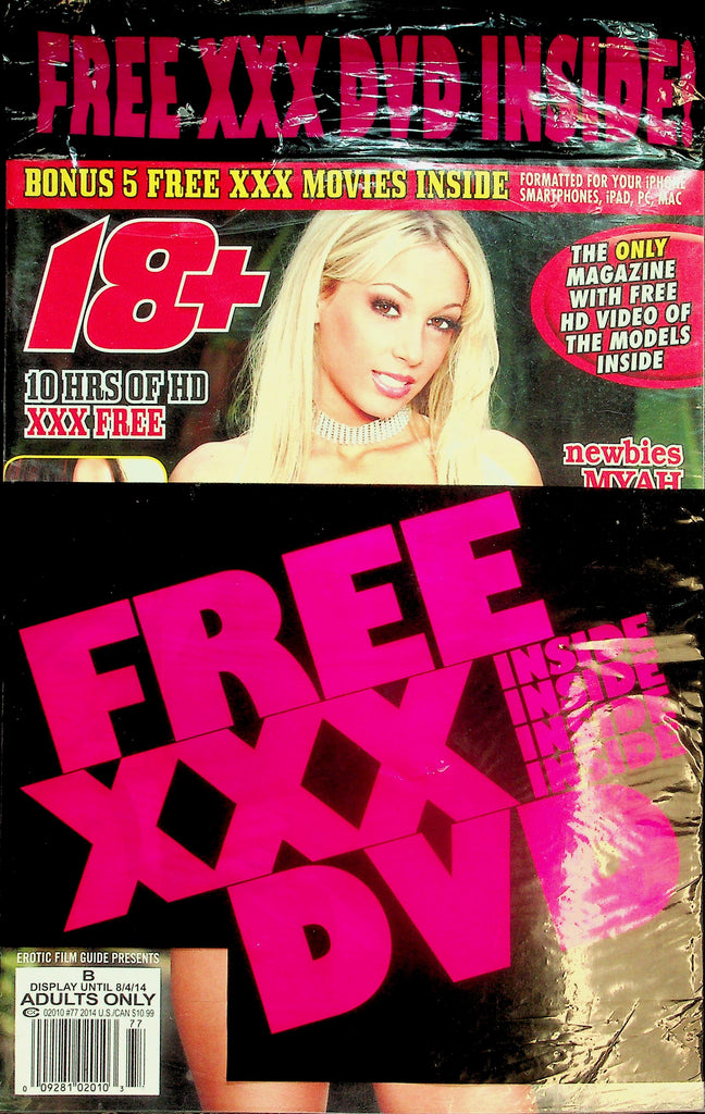 18+ Magazine  Newbie Myah  #77 2014  w/DVD  New/Sealed  041326lmp