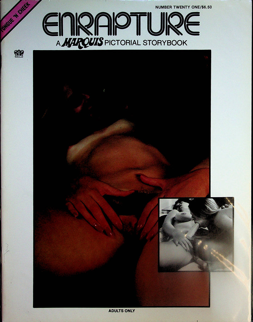 Enrapture Lesbian Pictorial Storybook Magazine  Tongue 'N Cheek  #21   1980's by Marquis   082224lm-p