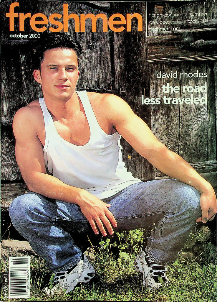 Freshmen Gay Magazine   Cover Guy David Rhodes  October 2000   040226lmp