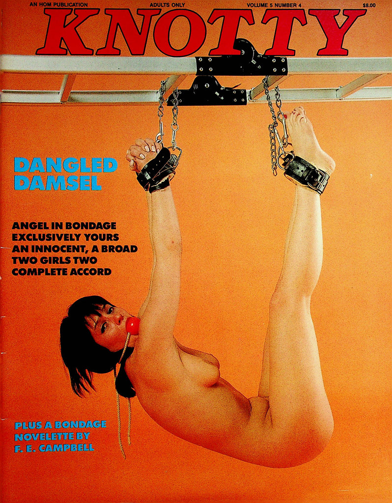 Knotty Bondage Magazine   Dangled Damsel  vol.5 #4  1988 by HOM      071423lm-p2