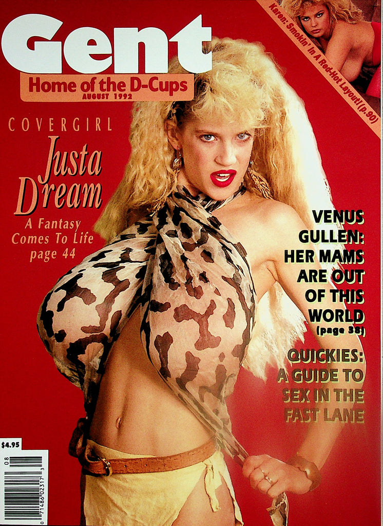 Gent Busty Magazine Covergirl Justa Dream August 1992  040425lm-p