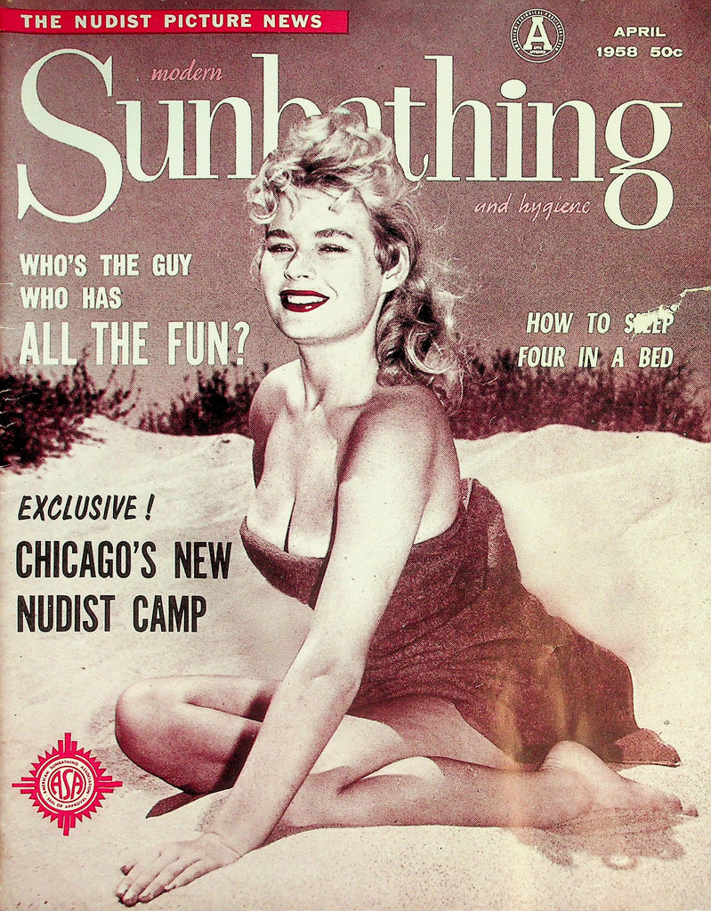 Modern Sunbathing Nudist Magazine   Exclusive! Chicago's New Nudist Camp  April 1958  091226lmp-GSC
