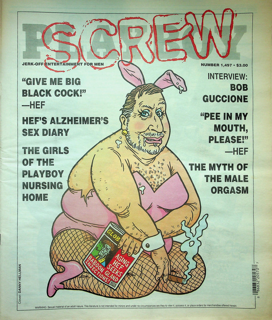 Screw Newspaper  Playboy - "Give Me Big Black Cock!" -Hef    #1497  November 10, 1997     010626lmp2