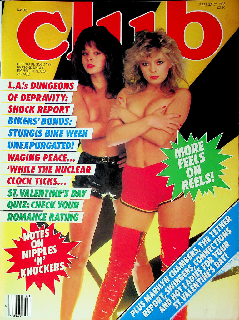 Club Magazine Ft. Teri & Cindy February 1983 050225RP