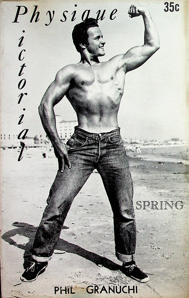 Physique Pictorial Men's Gay Interest Digest   Phil Granuchi  Spring 1956    102124lm-p