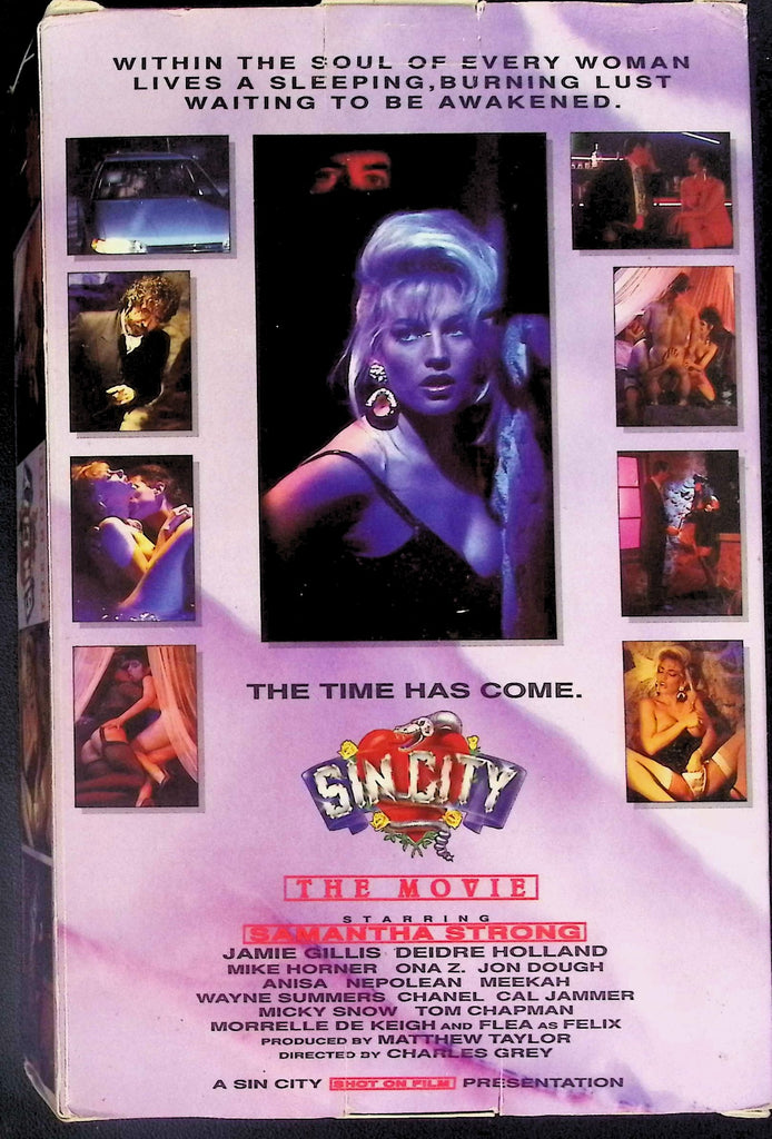 Sin City the Movie ft. Jamie Gillis, Deidre Holland, Ona Z., Adult VHS 1992 Sin City 091725AKVHS4