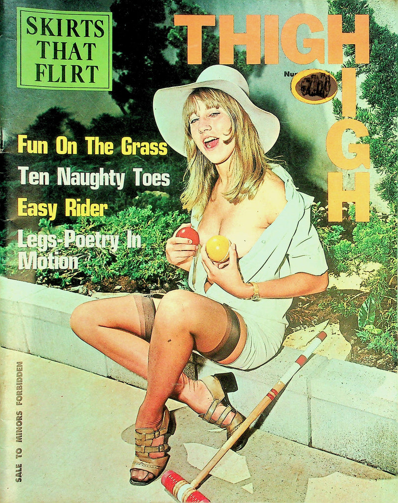 Thigh High Magazine Skirts That Flirt - Fun On The Grass / Legs-Poetry In Motion  #15 April 1970   052026lmp-GSC