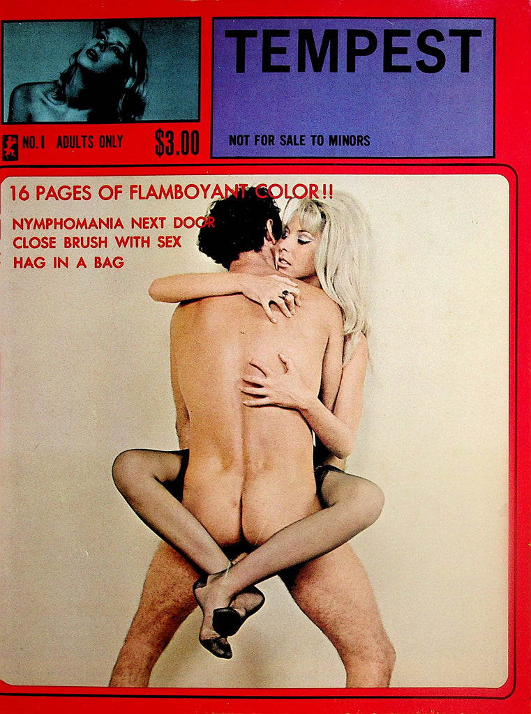 Tempest Magazine  Nymphomania Next Door / Close Brush With Sex  #1 Dec-Jan 1969-1970     011825lm-p2