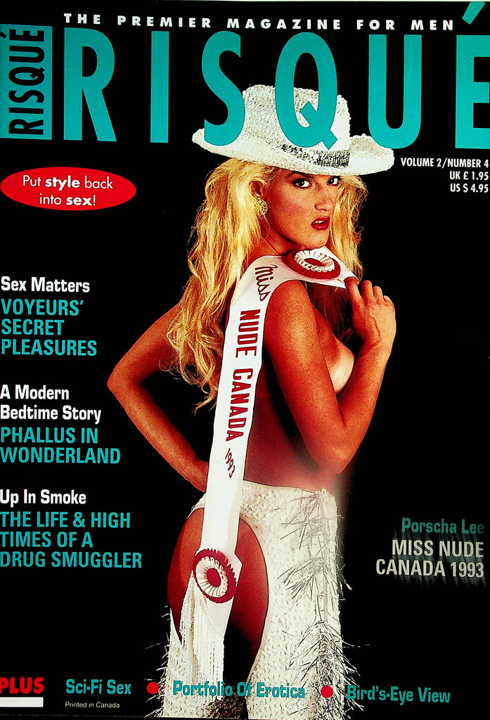 Risque Magazine  Porscha Lee Miss Nude Canada 1993  vol.2 #4  1992   102024lm-p