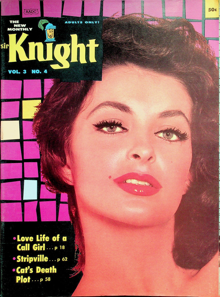 Sir Knight Magazine  Covergirl Leona Gage   vol.3 #4 April 1962   040326lmp