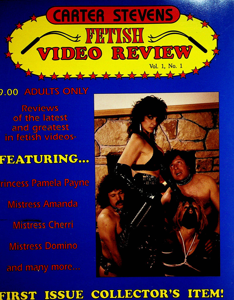 Fetish Video Review Magazine  Princess Pamela Payne  vol.1 #1 First Issue 1994 Carter Stevens   052523lm-p2
