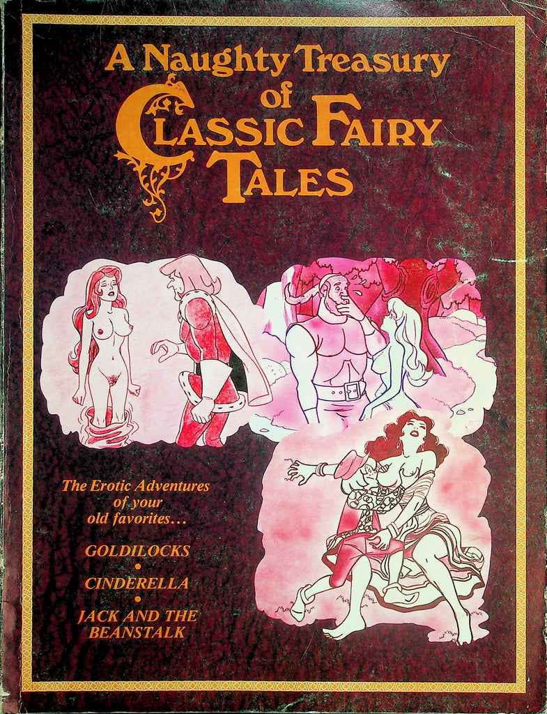 A Naughty Treasurey Of Classic Fairy Tales Magazine  Goldilocks, Cinderella, Jack And The Beanstalk  1970's   061826lmp-GSC