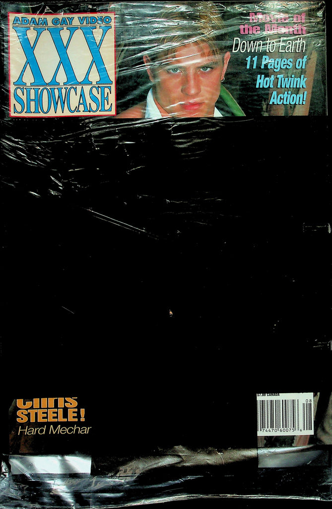 Adam Gay Video XXX Showcase Magazine  Chris Steele  vol.11 #8   1990's New/Sealed   011026lmp