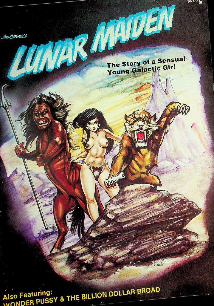 Lunar Maiden Adult Comic Sensual Young Galactic Girl, Wonder Pussy and The Billion Dollar Broad  1978     100626lmp-GSC