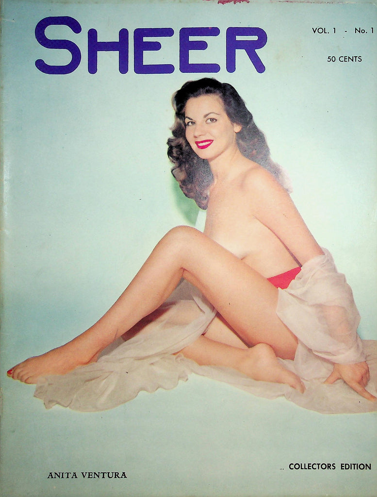 Sheer Magazine  Covergirl Anita Ventura / Tempest Storm  vol.1 #1 1960's   060326lmp-GSC