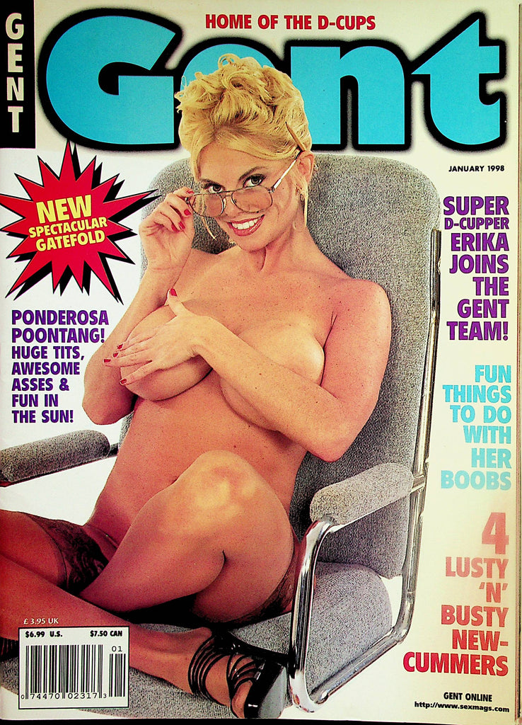 Gent Busty Magazine  Covergirl Erika Everest / Busty Brittny January 1998   102524lm-p