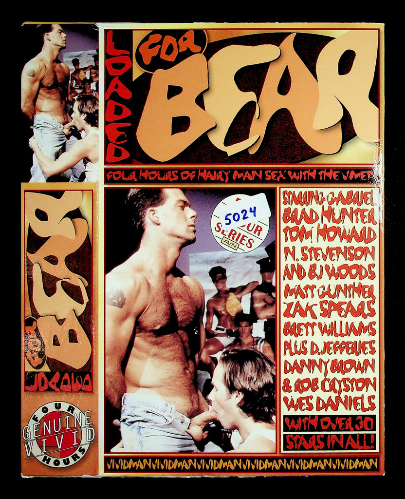 Loaded For Bear Gabriel Brad Hunter Tom Howard Adult VHS Vivid 042126NAVHS3-2