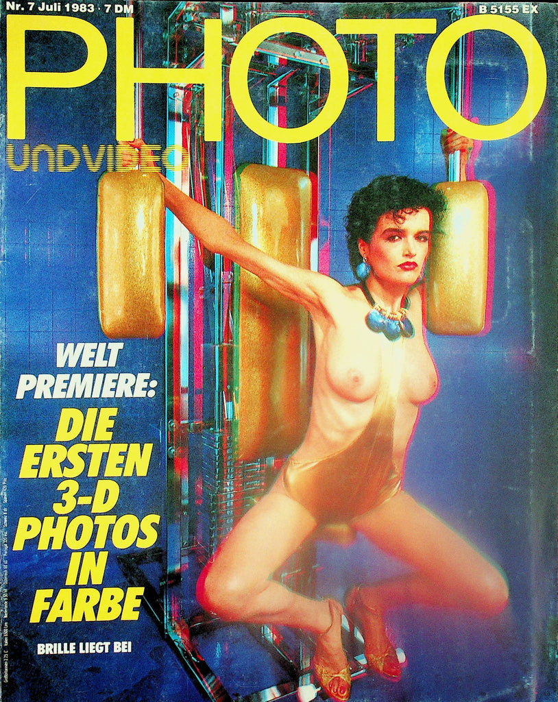 Photo German International Magazine  3-D Photos w/Glasses  July 1983   101525lm-p