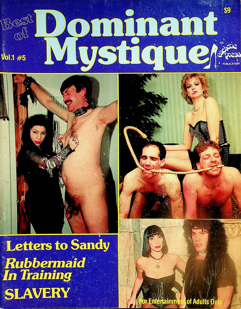 Best Of Dominant Mystique Fetish Magazine  Rubbermaid In Training  vol.1 #5 1993  Esoteric Press      052824lm-p