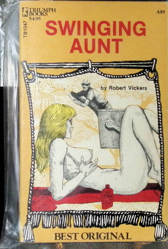 Swinging Aunt by Robert Vickers Best Original Triumph Books Greenleaf Classics 1970s Adult Novel -042224AMP