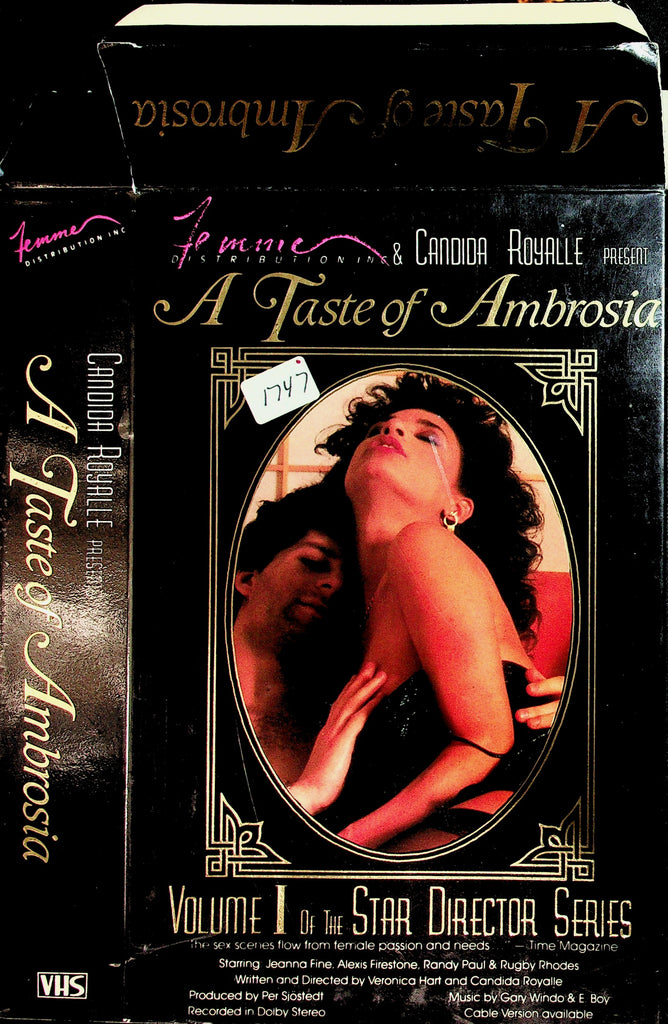 A Taste of Ambrosia with Jeanna Fine Alexis Firestone Randy Paul Adult VHS Femme 061026NAVHS6-5