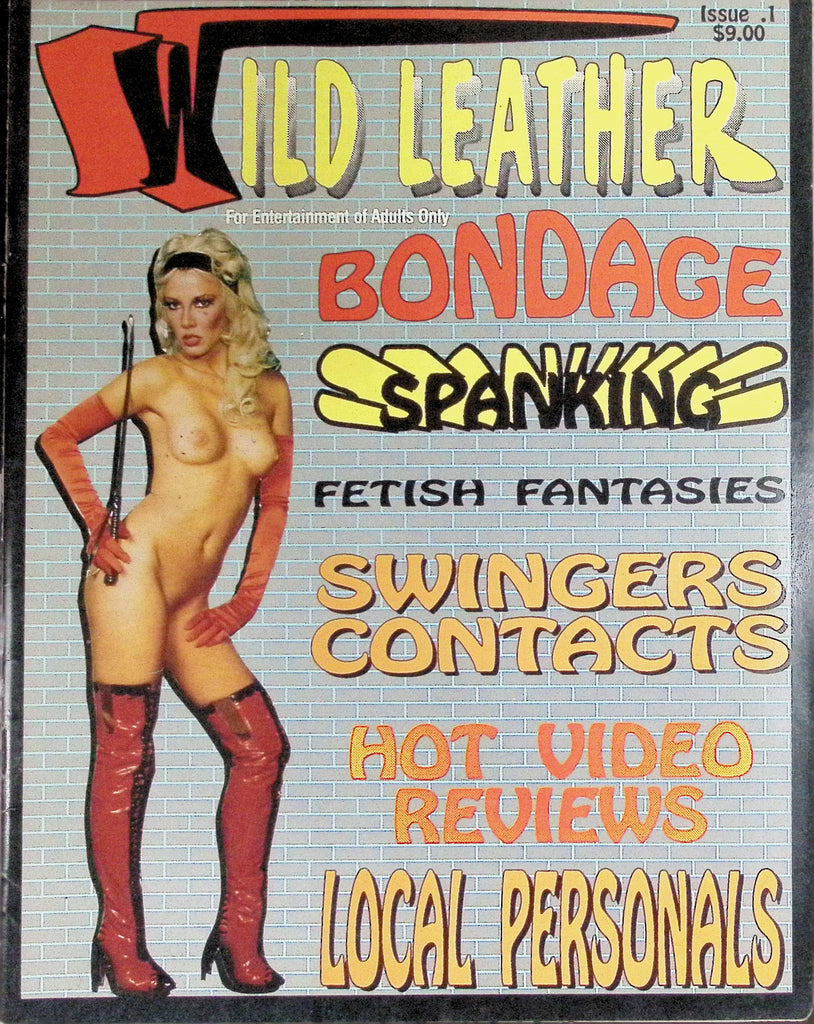 Wild Leather Magazine Issue 1 Fetish Fantasies, Swingers Contacts 1980s 092826LLP