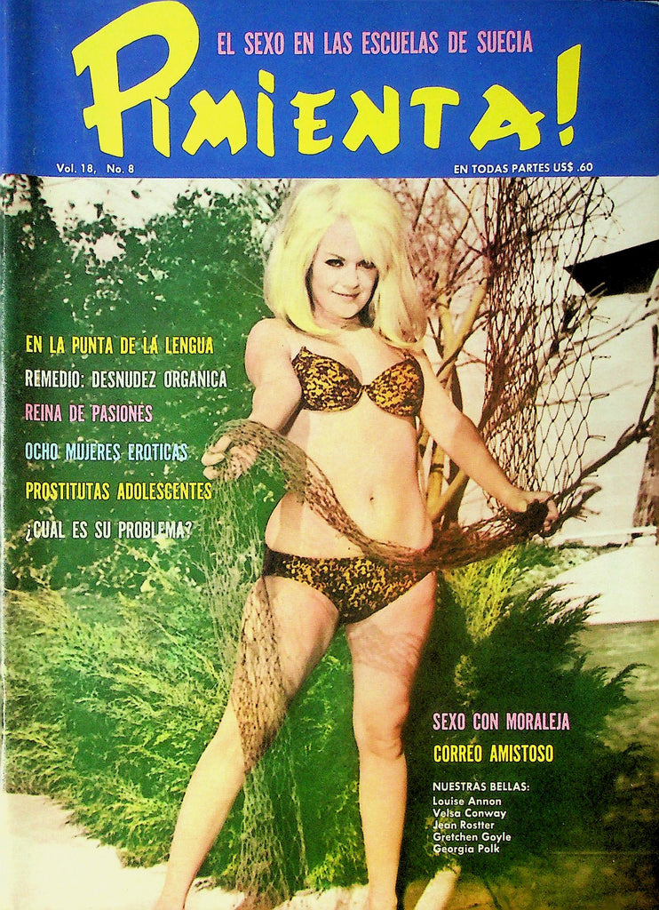 Pimienta! Spanish Magazine Ft. Louse Annon & Velsa Conway Vol.18 No.8 091625RP-