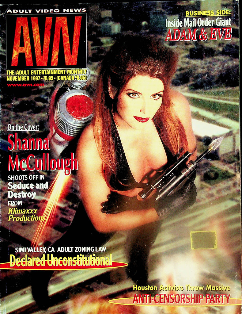 AVN Adult Video News Magazine   Covergirl Shanna McCullough  November 1997   071024lm-p2