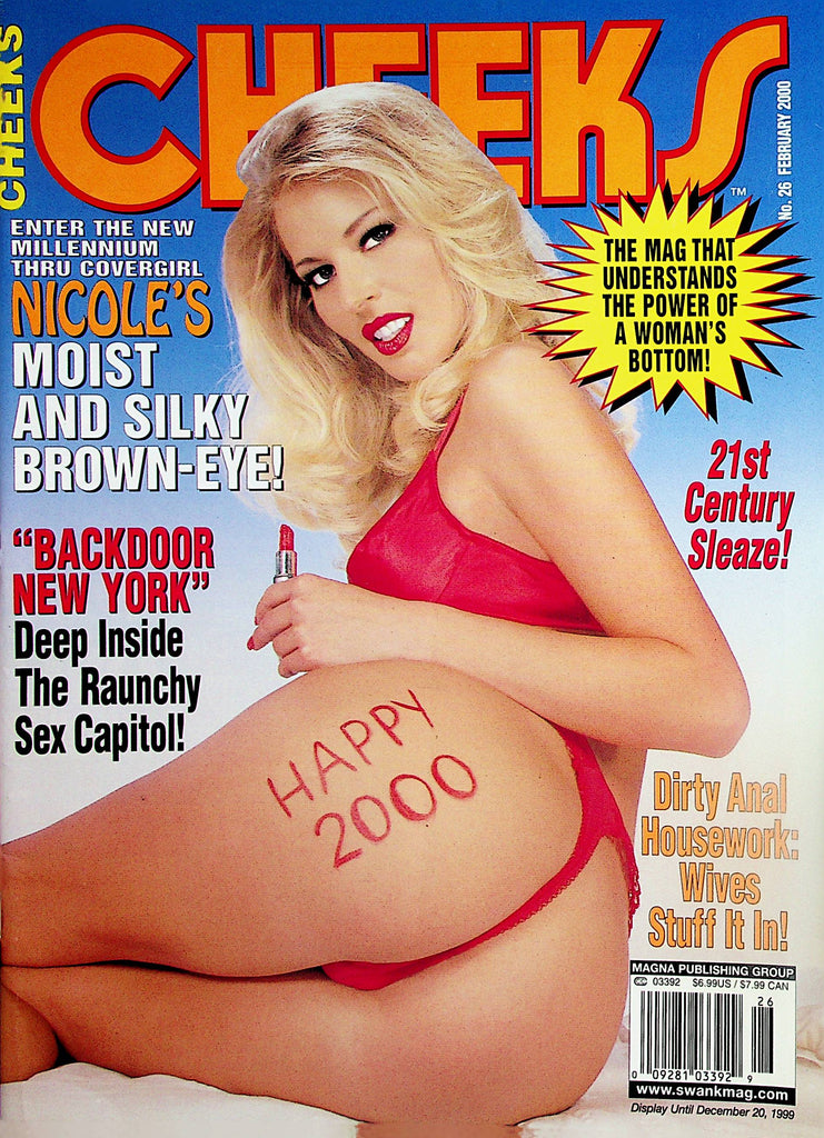 Cheeks Magazine  Covergirl Nicole / Dirty Anal Housework  February 2000    011625lm-p