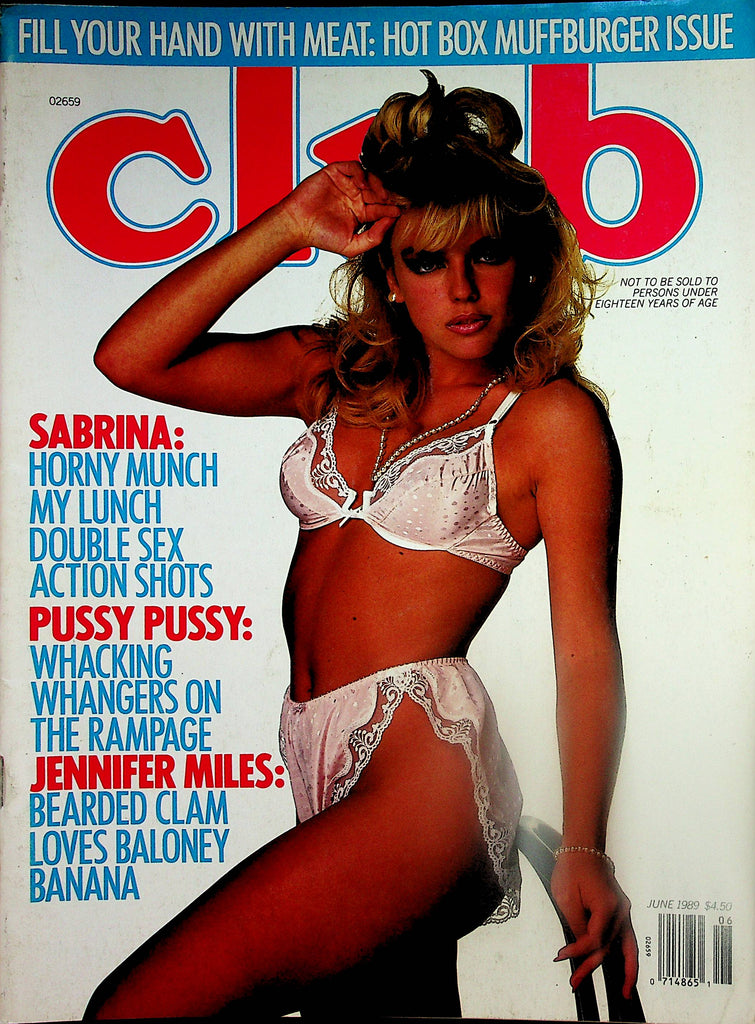 Club Magazine  Sabrina: Horny Munch / Pussy Pussy  June 1989  042624lm-p2