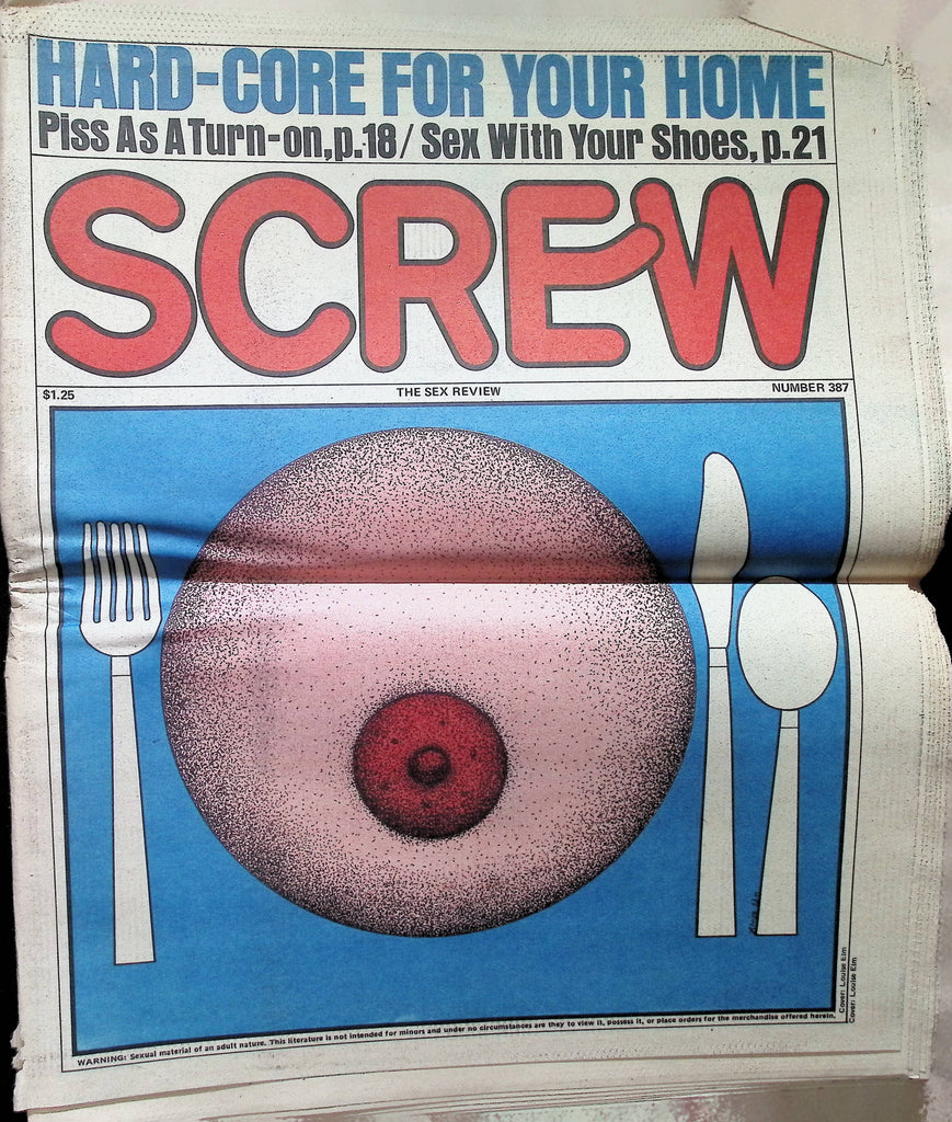 Screw #387 August 2 1978 Goldstein for Congress Louise Elm The Sex Review Adult Newspaper Magazine 102324lm-p